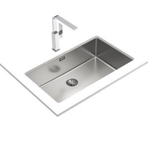 Teka BE LINEA PURECLEAN 71.40 Paslanmaz Çelik Evye, Tezgah Altı, 75x44 cm - 2