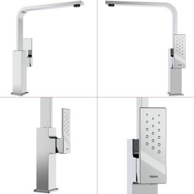 Teka BROOKLYN BKY 915 Mutfak Armatürü, Krom, Döner başlıklı - 3