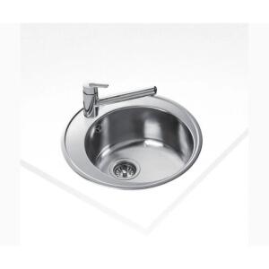 Teka CENTROVAL Çelik Evye, Mikro Keten Yüzey, Tezgah Üstü, 51x51 cm - 2