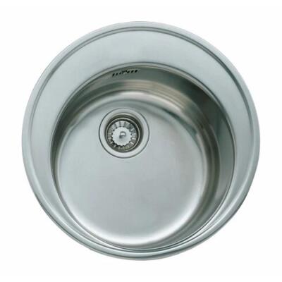 Teka CENTROVAL Çelik Evye, Parlak Yüzey, Tezgah Üstü, 51x51 cm - 1