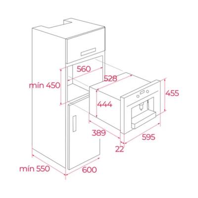 Teka CLC 855 GM ST Ankastre Kahve Makinesi, Stone Grey, 30 Farklı Pişirme Özelliği - 4