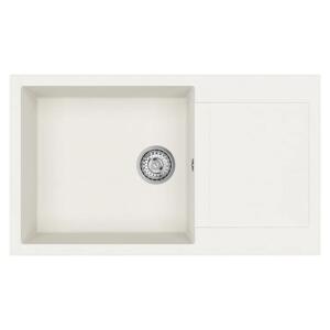 Teka CLIVO 60 B-TQ Granit Evye, Beyaz Renk, Tezgah Üstü, 86x50 cm - 1