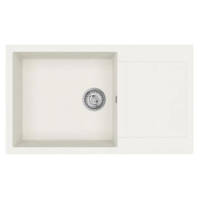 Teka CLIVO 60 B-TQ Granit Evye, Beyaz Renk, Tezgah Üstü, 86x50 cm - 1