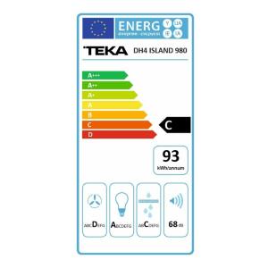 Teka DH4 ISLAND 980 Ada Tipi Davlumbaz, 90 cm - 2