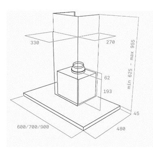 Teka DSJ 650 Ankastre Duvar Tipi Davlumbaz, 60 cm - 2