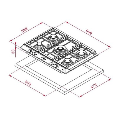 Teka EX 70.1 5G AI AL DR CI NTB Ankastre Ocak - 2