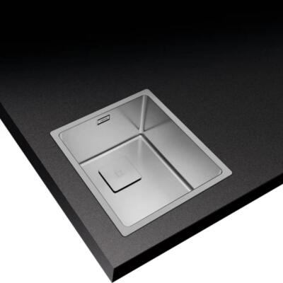 Teka FLEXLINEA RS15 34.40 Çelik Evye, Parlak Yüzey,, Tezgah Altı, Tezgaha Sıfır, Tezgah Üstü, 38x44 cm - 2