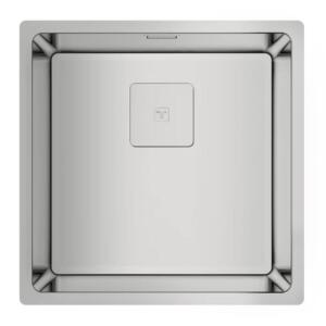 Teka FLEXLINEA RS15 40.40 Çelik Evye, Parlak Yüzey, Tezgah Üstü, Tezgaha Sıfır, Tezgah Altı, 44x44 cm - 1