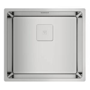 Teka FLEXLINEA RS15 45.40 Çelik Evye, Parlak Yüzey, Tezgah Üstü, Tezgaha Sıfır, Tezgah Altı, 49x44 cm - 1