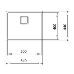 Teka FLEXLINEA RS15 50.40 Tek Hazneli Çelik Evye - 2