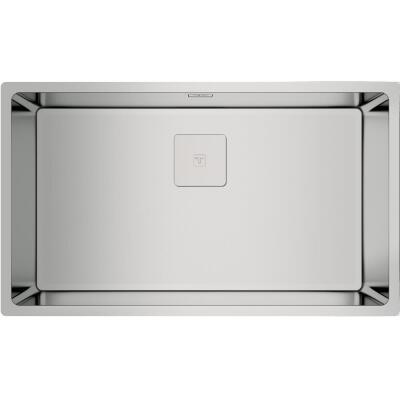 Teka FLEXLINEA RS15 71.40 Çelik Evye, Parlak Yüzey, Tezgah Üstü, Tezgah Altı, Tezgaha Sıfır, 75x44 cm - 1
