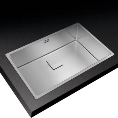 Teka FLEXLINEA RS15 71.40 Çelik Evye, Parlak Yüzey, Tezgah Üstü, Tezgah Altı, Tezgaha Sıfır, 75x44 cm - 3