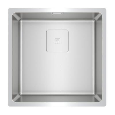 Teka FLEXLINEA RS15 40.40 PURECLEAN Çelik Evye, Tezgah Üstü, Tezgah Altı, Tezgaha Sıfır, 44x44 cm - 1