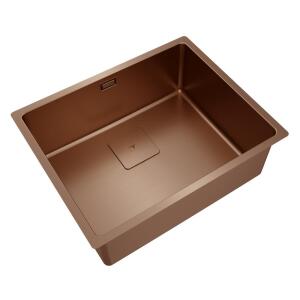 Teka FLEXLINEA RS15 50.40 Çelik Evye, Bakır Yüzey, Tezgah Üstü, Tezgah Altı, Tezgaha Sıfır, 54x44 cm - 4