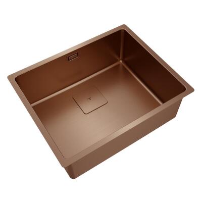 Teka FLEXLINEA RS15 50.40 Çelik Evye, Bakır Yüzey, Tezgah Üstü, Tezgah Altı, Tezgaha Sıfır, 54x44 cm - 4