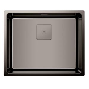 Teka FLEXLINEA RS15 50.40 Çelik Evye, Titanyum Yüzeyli, Tezgah Üstü, Tezgah Altı, Tezgaha Sıfır, 54x44 cm - 1