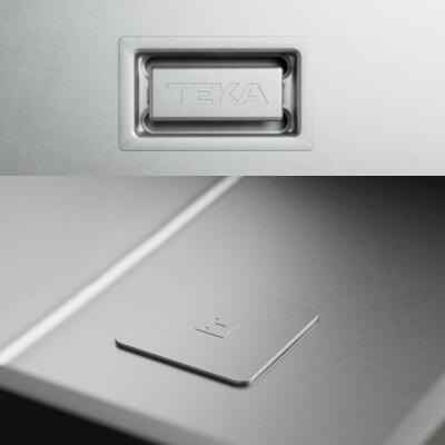 Teka FLEXLINEA RS15 50.40 M-FX Çelik Evye, Tezgah Altı, Tezgah Üstü, Tezgaha Sıfır, 54x44 cm - 3