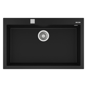 Teka FORSQUARE 72.40 TG AUTO BLACK Granit Evye, Tezgah Üstü - 1