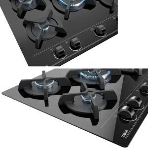 Teka GBC 75030 KBC BK Ankastre Ocak, Siyah cam, 70 cm - 3