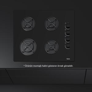 Teka GBE 64002 KBC BK E4, Ankastre Cam Ocak, Siyah, 60 cm - 4