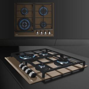 Teka GZC 64320 XBC LB Ankastre Ocak, London Brick Brown - 3