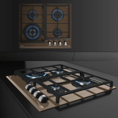 Teka GZC 64320 XBC LB Ankastre Ocak, London Brick Brown - 3