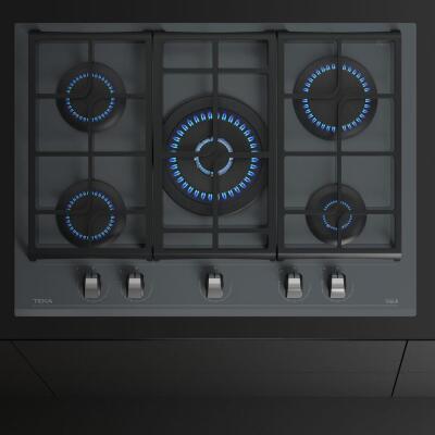 Teka GZC 75330 XBC ST E4 Ankastre Cam Ocak, Gri, 70 cm - 4