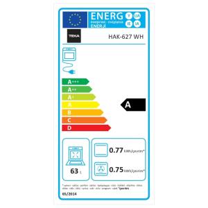 Teka HAK 627 WH Ankastre Fırın, 6 Programlı, 65 L - 3