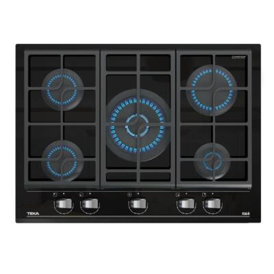 Teka HLB 8400 BK Fırın, GZC 75330 XBC BK E4 Ocak, DLV 98660 BK TOS Davlumbaz, Siyah Renk, Ankastre Set - 3