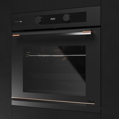 Teka HLB 85-G1 P BM MaestroPizza Ankastre Fırın, 71 LT, 8 program, Turbo, Siyah mat - 2