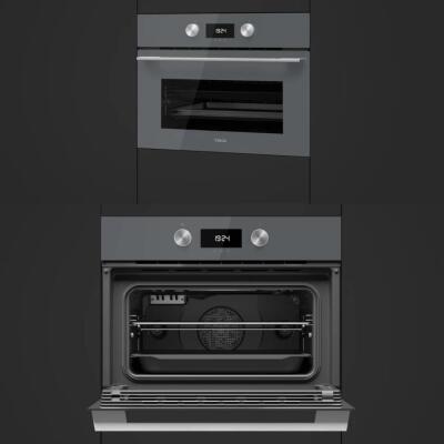 Teka HLC 8400 ST Kompakt Ankastre Fırın, Stone Grey, 45 LT, 9 prg - 2