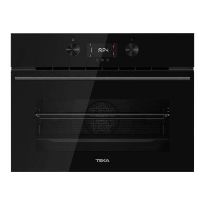 Teka HLC 8440 C FBK Full Black Kompakt Ankastre Fırın ve Mikrodalga, 44 Litre - 1