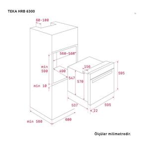 Teka HRB 6300 VN Ankastre Country Fırın, Rustik, Retro, Vanilya renk, 70LT - 2