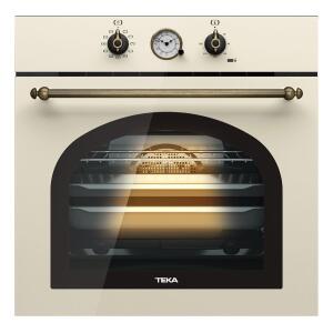 Teka HRB 6300 VN Ankastre Country Fırın, Rustik, Retro, Vanilya renk, 70LT - Teka