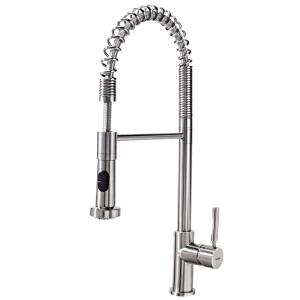 Teka INX 939 Mutfak Armatürü, Paslanmaz Çelik, Spiralli Başlık - 1