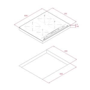 Teka IZC 64010 BK MSS Ankastre İndüksiyonlu Elektrikli Ocak, Siyah Renk, 60 cm - 4
