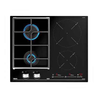 Teka JZC 64322 ABC BK E4 Ankastre Hibrit Ocak, Siyah, 60 cm, İndüksiyonlu ve Gazlı - 1