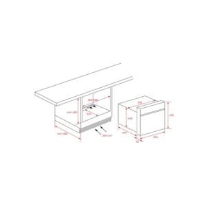 Teka MWR 32 BIA VN Ankastre Kompakt Mikrodalga Fırın, Country - 3