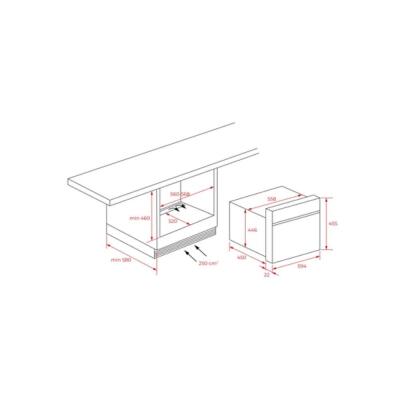 Teka MWR 32 BIA VN Ankastre Kompakt Mikrodalga Fırın, Country - 3