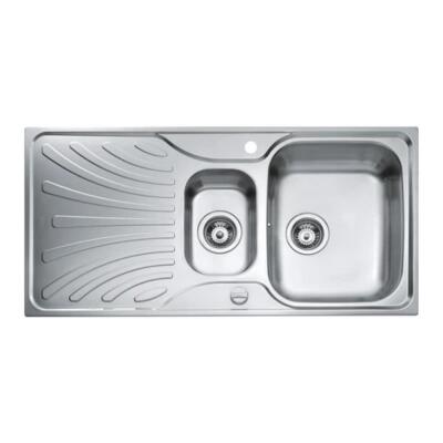 Teka NERİSSA 60 B Çelik Evye, Sol Damlalıklı, Mikro Keten Yüzey, Tezgah Üstü, 100x50 - 1