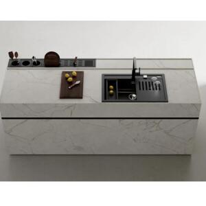 Teka NOVA 80 WS-TG Granit Evye, Siyah Renk, Tezgah Üstü, 77x48 CM - 4