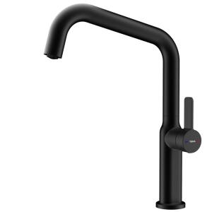 Teka OVAL 914 Mutfak Armatürü, Siyah Renk, Döner Başlıklı - 1