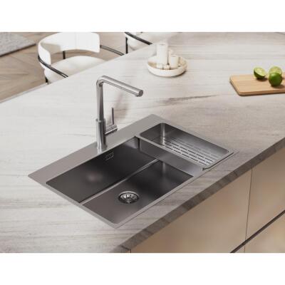 Teka OVAL 938 Mutfak Armatürü, Spiralli Başlık, Krom Renk, Döner Başlık - 2