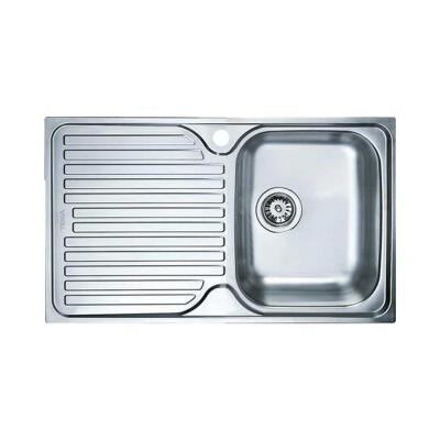 Teka Princess 50 B Paslanmaz Çelik Evye, Sol damlalıklı, Dekorlu - 1
