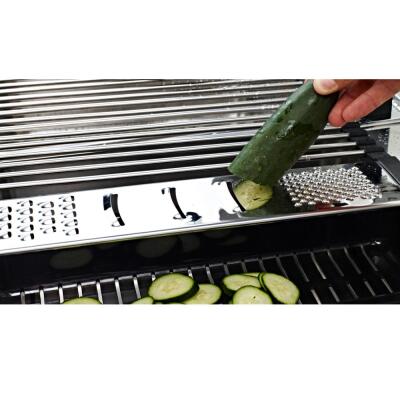 Teka Rendeli Katlanabilir Süzgeç, Paslanmaz Çelik, 42x58 cm - 2