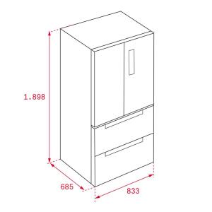 Teka RFD 77820 GBK Buzdolabı - 2