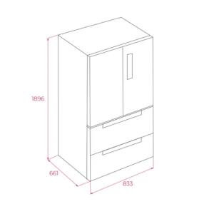Teka RFD 77825 GBK EU Solo Buzdolabı, No Frost - 6