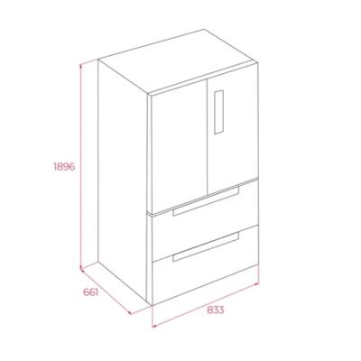 Teka RFD 77825 GBK EU Solo Buzdolabı, No Frost - 6