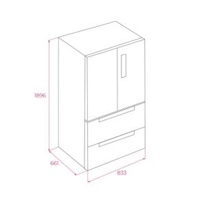 Teka RFD 77825 SS EU Solo Buzdolabı, No Frost - 4