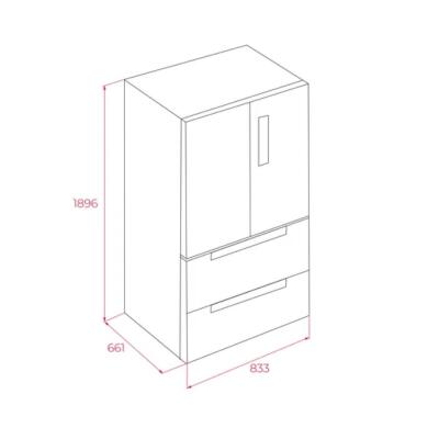 Teka RFD 77825 SS EU Solo Buzdolabı, No Frost - 4